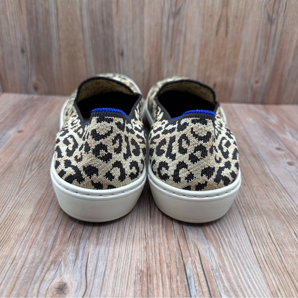 Rothy’s The Sneaker Slip On Desert Cat Leopard Cheetah Women's Size 8 - Picture 4 of 8